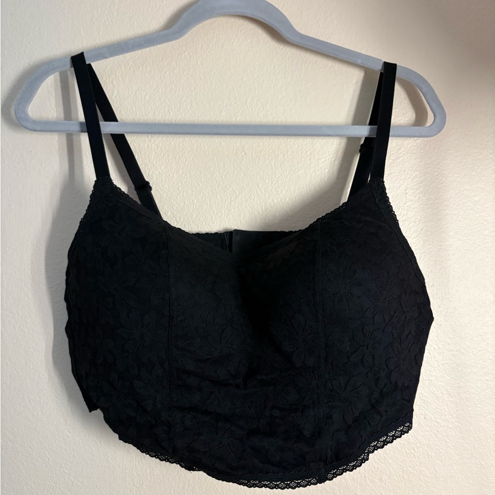 PINK corset bra